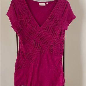 Bold fuschia top